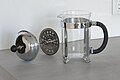 Piston separated from the beaker
