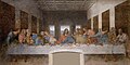 Leonardo da Vinci's The Last Supper painting, located inside the Santa Maria delle Grazie, in Milan, Italy