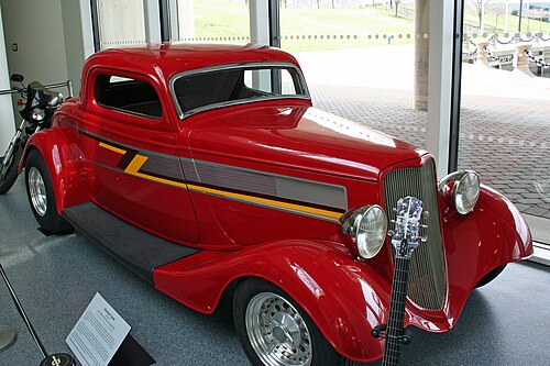 "Eliminator" coupe, based on a 1933 Ford and built for ZZ Top guitarist Billy Gibbons