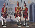 45th Regiment of Foot grenadier (right) by David Morier, 1751
