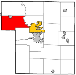 Location of Carson, Portage County