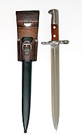 Kar. 31 bayonet M1918 and its frog.