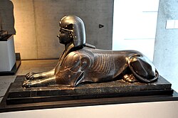 Egyptian sphinx from Hadrian's Villa at Tivoli. 1st century AD. State Museum of Egyptian Art, Munich.