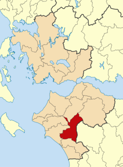 Location of Olympia