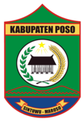 The official seal of Poso Regency