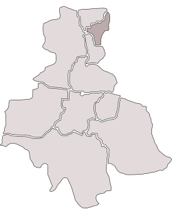Location of Godula within Ruda Śląska