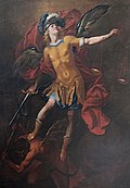 Altarpiece in Chiesa di San Michele Arcangelo, Garbagna Novarese, Italy, 18th century