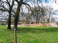 Wall on the south side