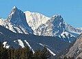 Mount Louis (left) and Mount Fifi (right)