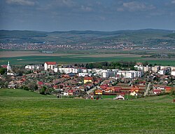 Aerial view of Sângeorgiu de Mureș