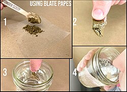 Swallowing Herbal Powder with Edible Wafer Film