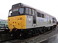 Class 31 (no. 31271) in Railfreight triple grey livery with Construction sector markings