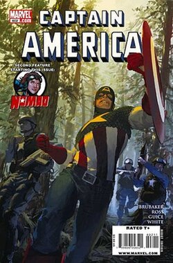 Cover for Captain America #602. Art by Gerald Parel.