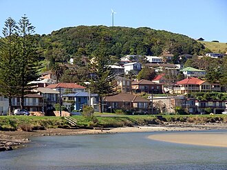 Gerroa, rainforest hill and the Crooked River