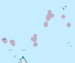 District map of the Outer Islands
