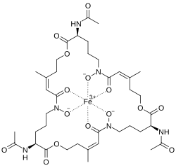 Fe(III) complex of triacetylfusarinine[9]