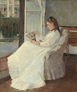 The Artist's Sister at a Window[a] (1869), National Gallery of Art Washington