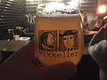 A glass of Mikkeller beer