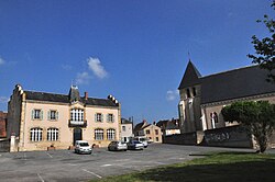 The 8 May Square in Prissac