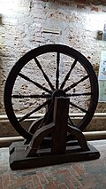 Flywheel of the lathe, 17th century