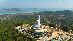 Big Buddha monument overlooking Phuket