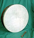 Bodhrán with cipín (tipper)