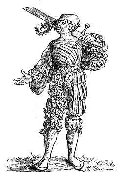 A landsknecht with Zweihänder
