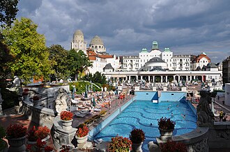 Gellért baths in Budapest, Hungary