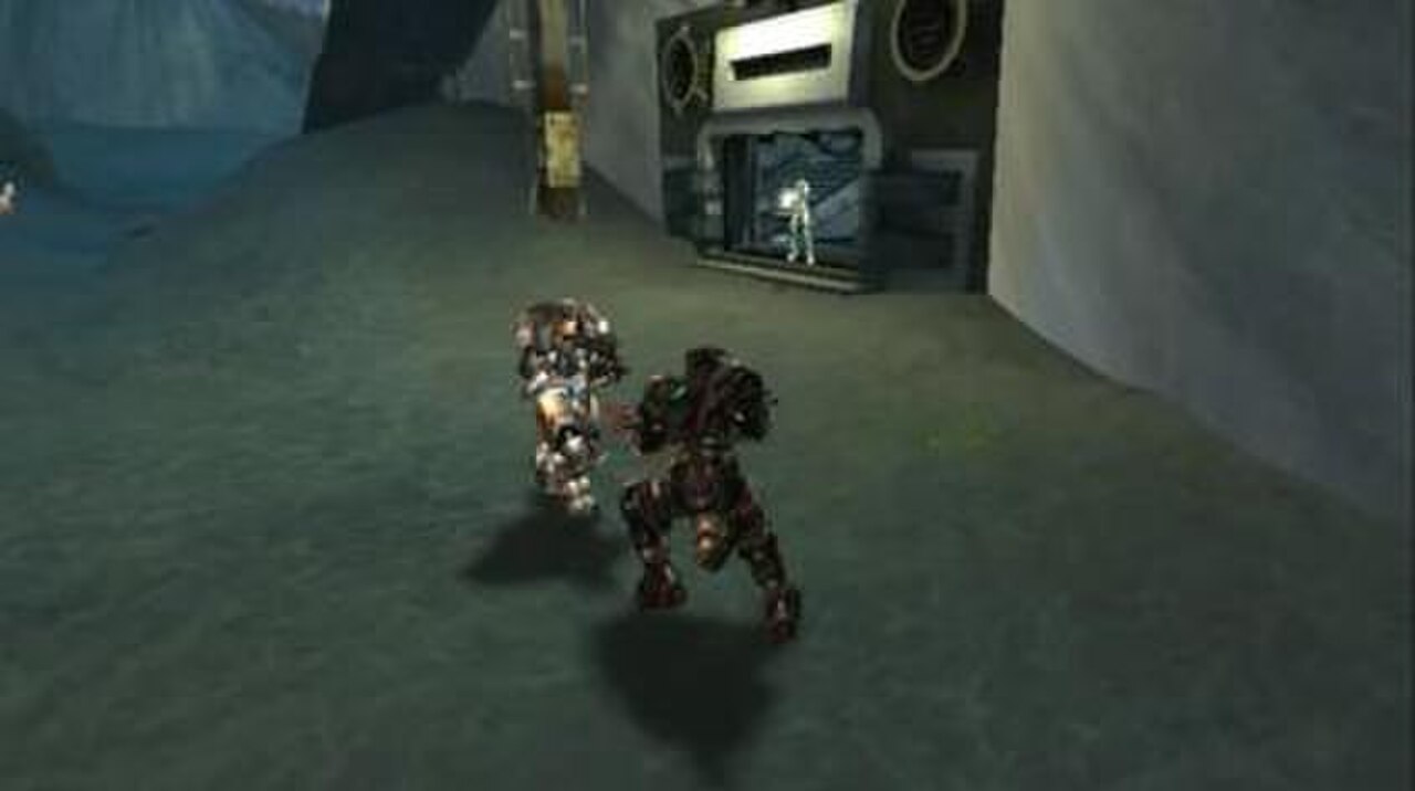 UT^2 bot combats an opponent in the BotPrize.jpg