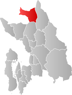 Hurdal within Akershus