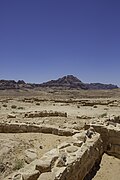 Humayma fort and bath ruins