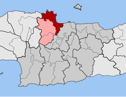 Location within the regional unit