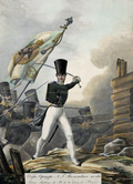 Officer of the Volinsky Regiment in Poland in 1830