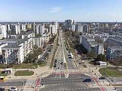 Apartment buildings at Belgradzka Street in Natolin.