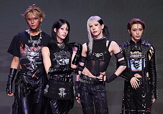 Xlov in May 2026 Left to right: Hyun, Rui, Wumuti, Haru