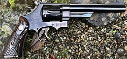 A Model 25—2, Target Model of 1955, in .45 ACP.