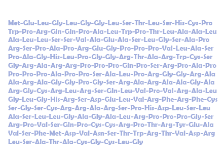 Primary structure of human artemin (Isoform 1 [UniParc])