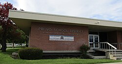 Administrative building for Provo School District.