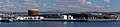 A panorama of the Cattedown docks area taken from Mount Batten