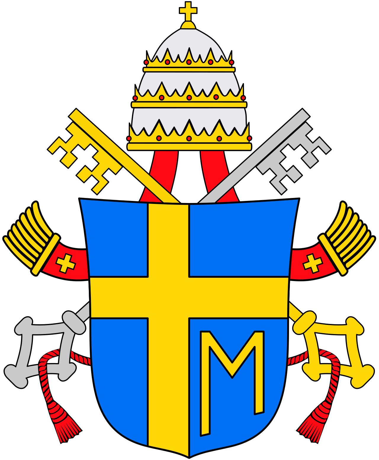 Coat of arms of Ioannes Paulus II.svg