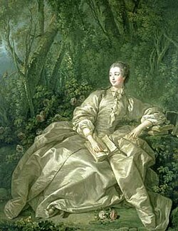 Portrait of Madame Pompadour by François Boucher, 1758