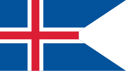 Coast Guard jack of Iceland