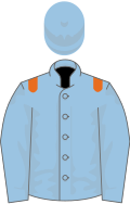 Light blue, orange epaulets