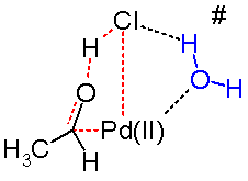 Wacker process alternative transition state