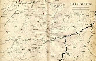 Part of Belgium engraved by J. Kirkwood