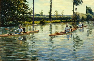 Boating on the Yerres, 1877, Milwaukee Art Museum