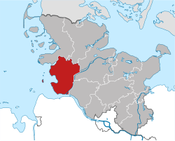 Location of Dithmarschen
