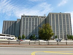 Cross Point Towers, the former Wang Laboratories headquarters in Lowell, Massachusetts