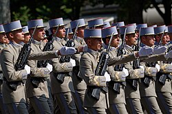 Ceremonial parade for the commemoration of 8 May 1945