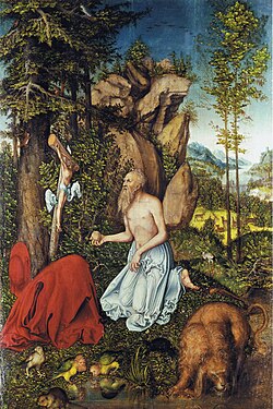 Saint Jerome by Lucas Cranach the Elder, c. 1525